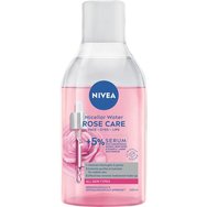 Nivea Micellair Double Effect Rose Care with 5% Serum 400ml - Двуфазна почистваща вода за лице, очи и устни с 5% концентриран серум от розова вода, витамин Е и аминокиселинен комплекс