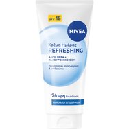 Nivea Refreshing for Normal Skin Spf15 Tube Day Cream 50ml - Хидратиращ дневен крем със средна слънцезащита, за нормална кожа с алое и хиалуронова киселина