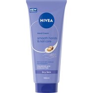 Nivea Smooth Hands & Nail Care 100ml - Нежен, хидратиращ крем за ръце, обогатен с хиалуронова киселина и масло от ший