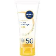 Nivea Sun UV Face Anti-Age Q10 Spf50+ Cream 40ml - Слънцезащитен крем за лице против стареене с много висока защита за видимо намаляване на бръчките