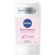 Nivea Pearl & Beauty Deodorant Stick 72h Дамски дезодорант стик с натурален екстракт от перли и масло от авокадо за хидратация 50ml Nivea Pearl & Beauty Deodorant Stick 72h Дамски дезодорант стик с натурален екстракт от перли и масло от авокадо за хидратация 50ml