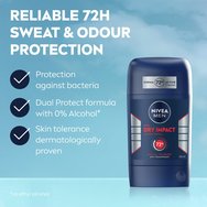 NIVEA MEN Deo Dry Impact Stick Ανδρικό 50ml NIVEA MEN Deo Dry Impact Stick Ανδρικό 50ml