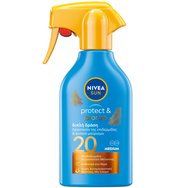 Nivea Sun Protect & Bronze Spf20 Body Lotion Trigger Spray 270ml - Слънцезащитен лосион за тяло под формата на спрей със средна защита за активиране на естествения процес на тен