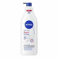 Nivea Repair & Care 12% Urea Lotion Хидратиращ лосион за тяло с богата текстура с урея, подходящ за много суха & груба кожа, с помпа 400ml