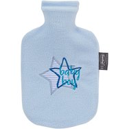 Fashy Kids Hot Water Bottle With Cover Baby Boy 800ml, 1 бр - Детска бутилка за топла вода с платнена обвивка Fashy Kids Hot Water Bottle With Cover Baby Boy 800ml, 1 бр - Детска бутилка за топла вода с платнена обвивка