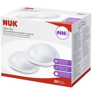 Nuk Ultra Dry Breast Pads with Absorbent Core 60 Pads - Супер абсорбиращи подложки за гърди за максимална безопасност и комфорт Nuk Ultra Dry Breast Pads with Absorbent Core 60 Pads - Супер абсорбиращи подложки за гърди за максимална безопасност и комфорт