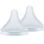 Nuk Perfect Match Medium 3m+ Silicone Teat Силиконови биберони с клапа за изпускане на въздух против колики, подходящи за бебета от 3 месеца & нагоре 2 броя Nuk Perfect Match Medium 3m+ Silicone Teat Силиконови биберони с клапа за изпускане на въздух против колики, подходящи за бебета от 3 месеца & нагоре 2 броя