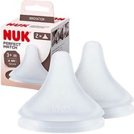 Nuk Perfect Match Medium 3m+ Silicone Teat Силиконови биберони с клапа за изпускане на въздух против колики, подходящи за бебета от 3 месеца & нагоре 2 броя Nuk Perfect Match Medium 3m+ Silicone Teat Силиконови биберони с клапа за изпускане на въздух против колики, подходящи за бебета от 3 месеца & нагоре 2 броя