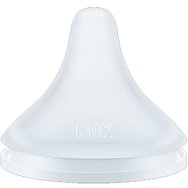 Nuk Perfect Match Flow Control 6m+ Teat Силиконови биберони против колики, подходящи за бебета от 6 месеца & нагоре 2 броя