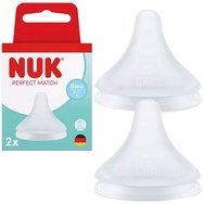 Nuk Perfect Match 0m+ Small Teat Силиконови биберони против колики, подходящи за бебета 2 броя Nuk Perfect Match 0m+ Small Teat Силиконови биберони против колики, подходящи за бебета 2 броя