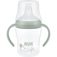 Nuk Perfect Match Learner Bottle 6m+ Образователна бебешка чаша с ергономични неплъзгащи се дръжки и широк устни, 150ml - Πράσινο