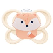 Nuk Perfect Match Air Silicone Soother 0-6m Ортодонтска силиконова залъгалка за бебета с мека смукателна част, добре вентилиран дизайн и кутия за стерилизация, 1 брой - Крем Nuk Perfect Match Air Silicone Soother 0-6m Ортодонтска силиконова залъгалка за бебета с мека смукателна част, добре вентилиран дизайн и кутия за стерилизация, 1 брой - Крем