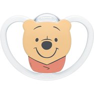 Nuk Perfect Match Air Silicone Soother 0-6m, 1 брой- Winnie The Pooh бяло - 