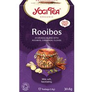 Yogi Tea Rooibos 17 Teabags (17 сашета x 1,8g) - Билкова напитка с червен чай ройбос, канела и карамфил с пикантни нотки, която успокоява нервната система и ревитализира тялото