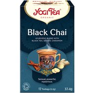 Yogi Tea Black Chai 17 Teabags (17 сашета x 2,2g) - Билкова чаена напитка с черен чай, джинджифил, канела и анасон за духовен и психически баланс