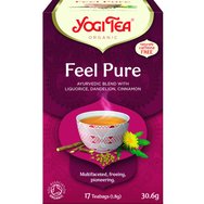 Yogi Tea Feel Pure 17 броя (17 сашета x 1,8 g) - Аюрведична философия Смесена напитка от женско биле, глухарче и канела за детоксикация Yogi Tea Feel Pure 17 броя (17 сашета x 1,8 g) - Аюрведична философия Смесена напитка от женско биле, глухарче и канела за детоксикация