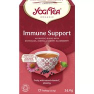 Yogi Tea Immune Support Ayurvedic Blend 17 Пакетчета чай (17 Пликове x 1.8g) - Имуностимулиращ чай с горски плодове, ехинацея и босилек Yogi Tea Immune Support Ayurvedic Blend 17 Пакетчета чай (17 Пликове x 1.8g) - Имуностимулиращ чай с горски плодове, ехинацея и босилек