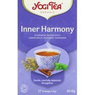 Yogi Tea Inner Harmony Ayurvedic Blend 17 Пакетчета чай (17 Пликове x 1.8g) - Билкова напитка с маточина, лавандула и лайка за релакс Yogi Tea Inner Harmony Ayurvedic Blend 17 Пакетчета чай (17 Пликове x 1.8g) - Билкова напитка с маточина, лавандула и лайка за релакс