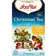 Yogi Tea Christmas Tea 17 Teabags (17 сашета x 2,1g) - Релаксираща билкова чаена напитка, идеална за коледния сезон с циклоп, канела и звездовиден анасон Yogi Tea Christmas Tea 17 Teabags (17 сашета x 2,1g) - Релаксираща билкова чаена напитка, идеална за коледния сезон с циклоп, канела и звездовиден анасон