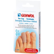 Gehwol Toe Cap 1 брой - среден - Защитна капачка за пръсти за защита от натиск върху мравки и мазоли Gehwol Toe Cap 1 брой - среден - Защитна капачка за пръсти за защита от натиск върху мравки и мазоли