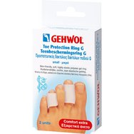 Gehwol Toe Protection Ring G 2 части - малки (S) - Защитен G-пръстен за крака за облекчаване на болка от мазоли и мравки Gehwol Toe Protection Ring G 2 части - малки (S) - Защитен G-пръстен за крака за облекчаване на болка от мазоли и мравки
