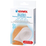Gehwol Heel Cushion G 1 чифт - среден (M) - G-тип субталарна подложка за натиск и облекчаване на болката в случай на калканеус Gehwol Heel Cushion G 1 чифт - среден (M) - G-тип субталарна подложка за натиск и облекчаване на болката в случай на калканеус