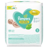 Pampers New Baby Wipes Sensitive 200 Части (4x50 части)