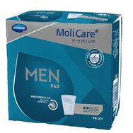 Hartmann MoliCare Premium Men Pad Anatomical Fit 14 бр - Пластири против инконтиненция за мъже за кратка инконтиненция Hartmann MoliCare Premium Men Pad Anatomical Fit 14 бр - Пластири против инконтиненция за мъже за кратка инконтиненция