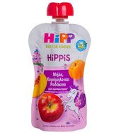 Hipp Hippis Плодово пюре с ябълка, къпина и праскова 100gr