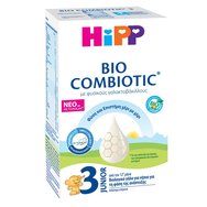 Hipp 3 Junior Bio Combiotic Metafolin 600gr - Био мляко за малки деца с естествени лактобацили за фаза на развитие, от 12-ия месец Hipp 3 Junior Bio Combiotic Metafolin 600gr - Био мляко за малки деца с естествени лактобацили за фаза на развитие, от 12-ия месец