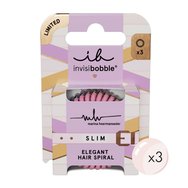 Invisibobble Slim Elegant Hair Spiral Marina Hoermanseder Limited Edition 3 бр - Radiant Beans