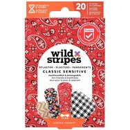 Wild Stripes Classic Sensitive Fashion Plasters 20 бр