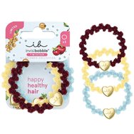 Invisibobble Limited Collection Wildflower Cherry Twist Twistar Аксесоари за коса в twist стил за игрив акцент в прическите 3 броя Invisibobble Limited Collection Wildflower Cherry Twist Twistar Аксесоари за коса в twist стил за игрив акцент в прическите 3 броя