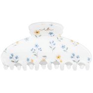 Invisibobble Limited Collection Wildflower Petals N Punch Clipstar Щипки за коса с кариран и флорален мотив за нормално задържане и стил при всички типове коса 2 броя Invisibobble Limited Collection Wildflower Petals N Punch Clipstar Щипки за коса с кариран и флорален мотив за нормално задържане и стил при всички типове коса 2 броя
