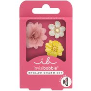 Invisibobble Clipstar My Claw Charm Set Hothouse Florals Charms с флорални дизайни за уникален стил на косата 1 брой
