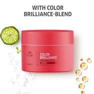 Wella Professionals Invigo Color Brilliance Vibrant Color Mask with Lime Caviar Coarse Coloured Hair 150ml