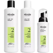 Nioxin Promo Scalp & Hair System 2 Shampoo 300ml & Conditioner 300ml & Treatment Serum 100ml