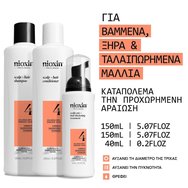 Nioxin Promo Scalp & Hair System 4 Shampoo 300ml & Conditioner 300ml & Treatment Serum 100ml