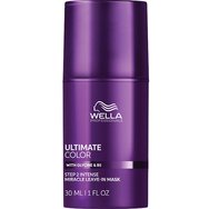 Wella Professionals Ultimate Color Miracle Leave-In Mask Step 2, 30ml Travel Size - Маска без отмиване за интензивен цвят, защита и хидратация за боядисана коса с глицин и витамин B5
