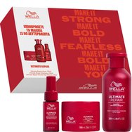 Wella Professionals Promo Ultimate Repair Miracle Hair Rescue Serum Step 3, 30ml & Hair Mask 150ml & Shampoo 250ml - Терапия за много увредена коса & Възстановяване за 90 секунди & Интензивна маска за увредена коса & Лек кремообразен шампоан с богата пяна за много увредена и суха коса Wella Professionals Promo Ultimate Repair Miracle Hair Rescue Serum Step 3, 30ml & Hair Mask 150ml & Shampoo 250ml - Терапия за много увредена коса & Възстановяване за 90 секунди & Интензивна маска за увредена коса & Лек кремообразен шампоан с богата пяна за много увредена и суха коса