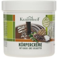 Krauterhof Cocoa & Shea Butter Body Cream 250ml - Крем за тяло с какаово масло и ший, подходящ за третиране на белези и стрии Krauterhof Cocoa & Shea Butter Body Cream 250ml - Крем за тяло с какаово масло и ший, подходящ за третиране на белези и стрии