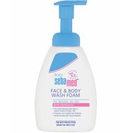 Sebamed Baby Face & Body Wash Foam for Delicate, Dry Skin with Panthenol 400ml - Мека почистваща пяна за лице и тяло за предотвратяване на суха кожа при бебета от първия ден Sebamed Baby Face & Body Wash Foam for Delicate, Dry Skin with Panthenol 400ml - Мека почистваща пяна за лице и тяло за предотвратяване на суха кожа при бебета от първия ден