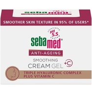 Sebamed Anti-Ageing Smoothing Cream Gel 50ml - Крем за лице против стареене с гел текстура с натурален витамин C и троен хиалуронов комплекс за видимо по-гладка кожа Sebamed Anti-Ageing Smoothing Cream Gel 50ml - Крем за лице против стареене с гел текстура с натурален витамин C и троен хиалуронов комплекс за видимо по-гладка кожа
