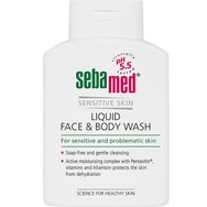 Sebamed Liquid Face & Body Wash - 200ml - Мек почистващ препарат за лице и тяло за чувствителна и проблемна кожа Sebamed Liquid Face & Body Wash - 200ml - Мек почистващ препарат за лице и тяло за чувствителна и проблемна кожа