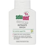 Sebamed Feminine Intimate Wash pH 6.8 for Women Aged 50+, 200ml - Почистващ флуид за чувствителни зони за жени след менопауза Sebamed Feminine Intimate Wash pH 6.8 for Women Aged 50+, 200ml - Почистващ флуид за чувствителни зони за жени след менопауза