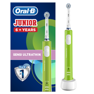 Oral-B Junior Cleaner Teeth Sensi UltraThin Електрическа презареждаща се четка за зъби​​​​​​​ за деца, 6+ години