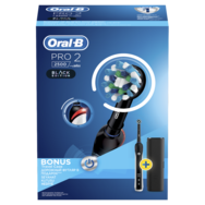 Oral-B Pro 2 2500  Black Edition Електрическа четка за зъби & Калъф за съхранение при пътуване