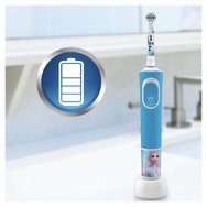 Oral-B Vitality Kids Frozen 3+ Years, Детска електрическа четка за зъби и подарък Exclusive Travel Case Oral-B Vitality Kids Frozen 3+ Years, Детска електрическа четка за зъби и подарък Exclusive Travel Case