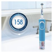Oral-B Vitality Kids Frozen 3+ Years, Детска електрическа четка за зъби и подарък Exclusive Travel Case Oral-B Vitality Kids Frozen 3+ Years, Детска електрическа четка за зъби и подарък Exclusive Travel Case