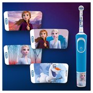 Oral-B Vitality Kids Frozen 3+ Years, Детска електрическа четка за зъби и подарък Exclusive Travel Case Oral-B Vitality Kids Frozen 3+ Years, Детска електрическа четка за зъби и подарък Exclusive Travel Case
